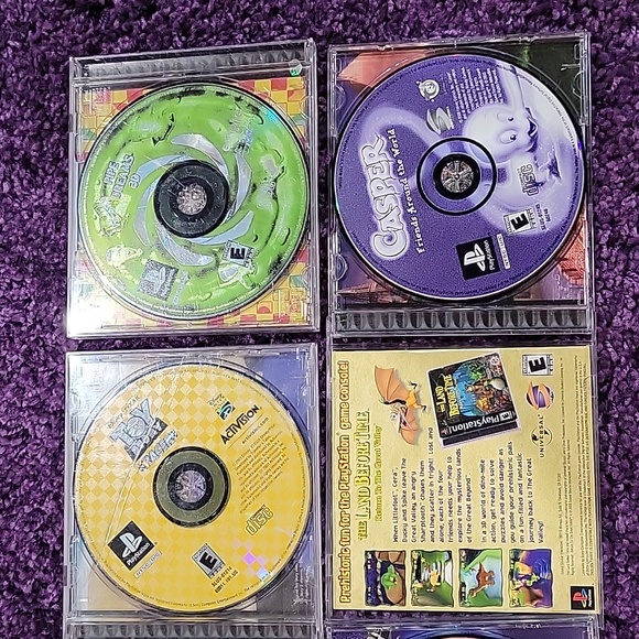 Sony Playstation 1 PsOne Slim With Memory Card, Controller & 5 games - Picture 8 of 11